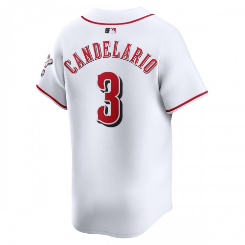 Jeimer Candelario Cincinnati Reds Nike Home Limited Player Jersey - White