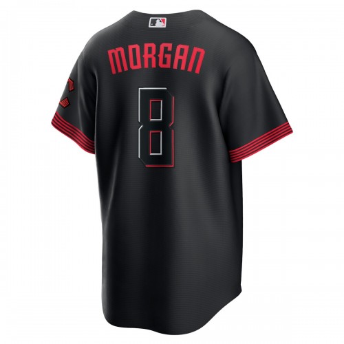 Joe Morgan Cincinnati Reds Nike 2023 City Connect Replica Player Jersey - Black