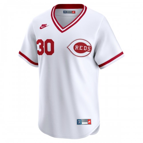 Ken Griffey Cincinnati Reds Nike Throwback Cooperstown Limited Jersey - White