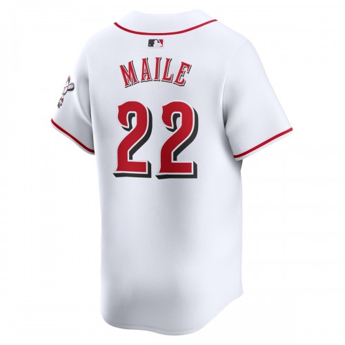 Luke Maile Cincinnati Reds Nike Home Limited Player Jersey - White