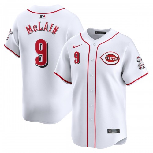 Matt McLain Cincinnati Reds Nike Home Limited Player Jersey - White