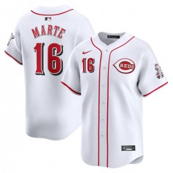 Noelvi Marte Cincinnati Reds Nike Home Limited Player Jersey - White Noelvi Marte Cincinnati Reds Nike Home Limited Player Jersey - White