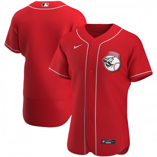 Cincinnati Reds Nike Alternate Authentic Team Logo Jersey - Scarlet
