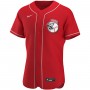 Cincinnati Reds Nike Alternate Authentic Team Logo Jersey - Scarlet