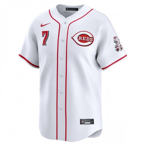 Spencer Steer Cincinnati Reds Nike Home Limited Player Jersey - White