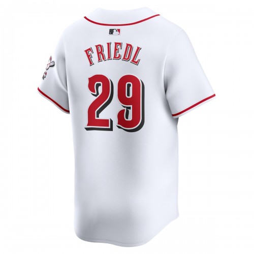 TJ Friedl Cincinnati Reds Nike Home Limited Player Jersey - White