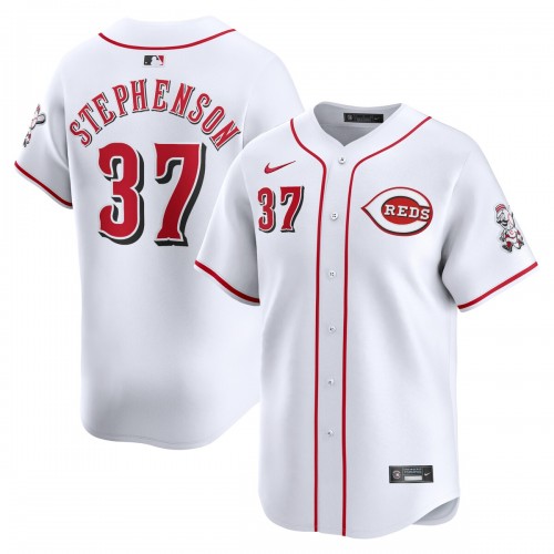 Tyler Stephenson Cincinnati Reds Nike Home Limited Player Jersey - White