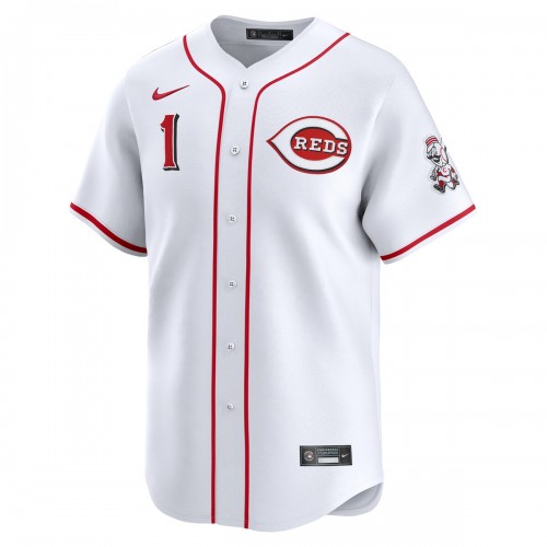 Cincinnati Reds Nike #1 Dad Home Limited Jersey - White