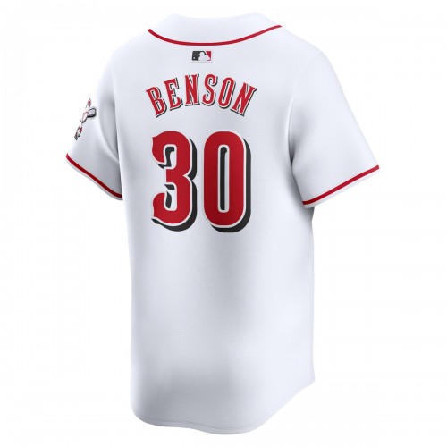 Will Benson Cincinnati Reds Nike Home Limited Player Jersey - White