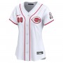 Cincinnati Reds Nike Women's Home Limited Custom Jersey - White