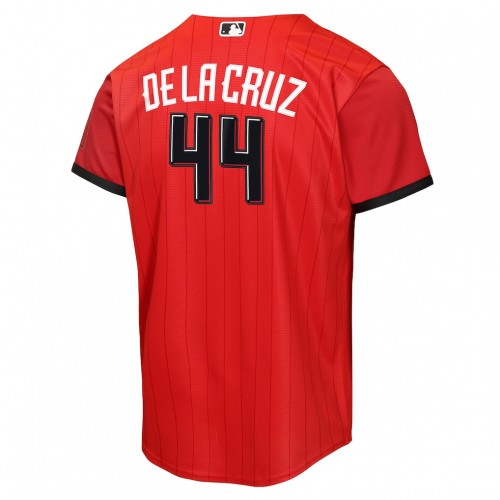 Elly De La Cruz Cincinnati Reds Nike Youth 2026 City Connect Stadium Jersey - Red Elly De La Cruz Cincinnati Reds Nike Youth 2026 City Connect Stadium Jersey - Red
