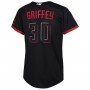 Ken Griffey Jr. Cincinnati Reds Nike Youth 2023 City Connect Replica Player Jersey - Black