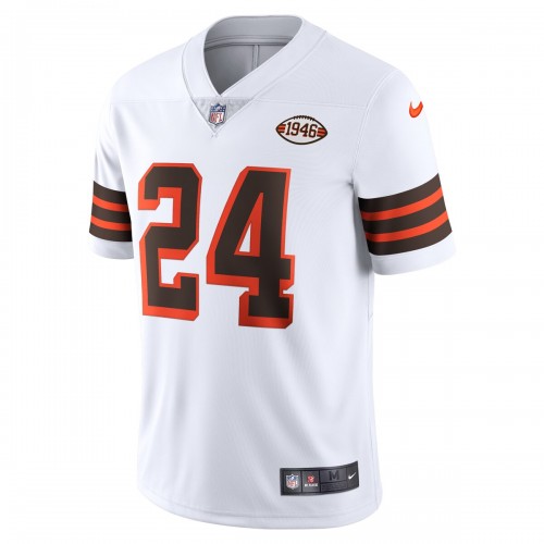 Nick Chubb Cleveland Browns Nike 1946 Collection Alternate Vapor Limited Jersey - White