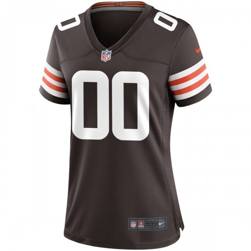 Nike Cleveland Browns Women's Custom Game Jersey - Brown