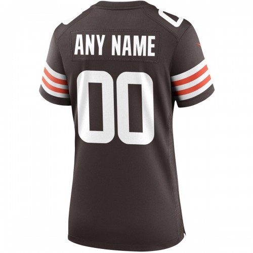 Nike Cleveland Browns Women's Custom Game Jersey - Brown