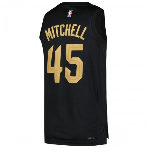 Donovan Mitchell Cleveland Cavaliers Jordan Brand Swingman Player Jersey - Statement Edition - Black