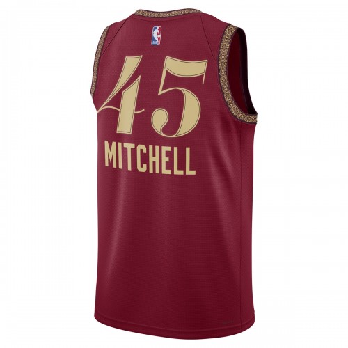 Donovan Mitchell Cleveland Cavaliers Nike Unisex 2023/24 Swingman Jersey - Wine - City Edition