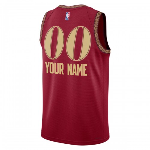 Cleveland Cavaliers Nike Unisex 2023/24 Custom Swingman Jersey - Wine - City Edition
