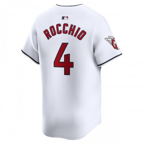 Brayan Rocchio Cleveland Guardians Nike Home Limited Player Jersey - White