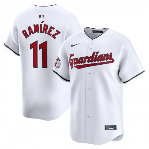 Jose Ramirez Cleveland Guardians Nike Home Limited Player Jersey - White