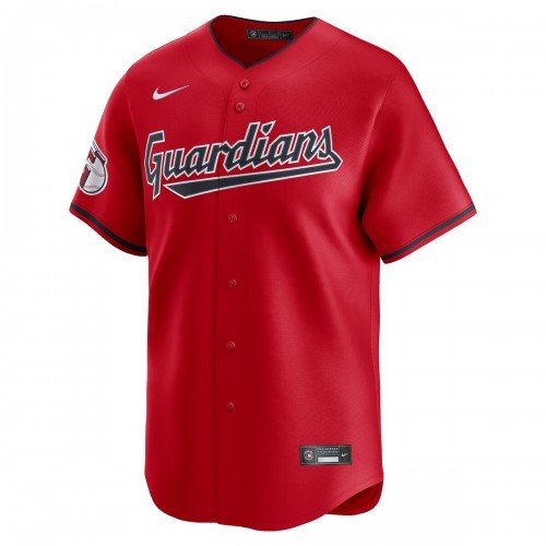 Cleveland Guardians Nike  Alternate Limited Custom Jersey – Red