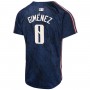 Andres Gimenez Cleveland Guardians Nike Youth 2024 City Connect Limited Jersey - Navy