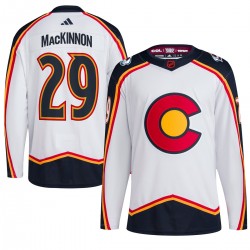 Nathan MacKinnon Colorado Avalanche Reverse Retro 2.0 Authentic Player Jersey - White Nathan MacKinnon Colorado Avalanche Reverse Retro 2.0 Authentic Player Jersey - White