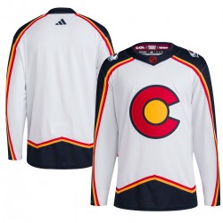 Colorado Avalanche Reverse Retro 2.0 Authentic Blank Jersey - White