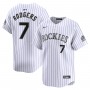 Brendan Rodgers Colorado Rockies Nike Home Limited Player Jersey - White