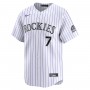 Brendan Rodgers Colorado Rockies Nike Home Limited Player Jersey - White