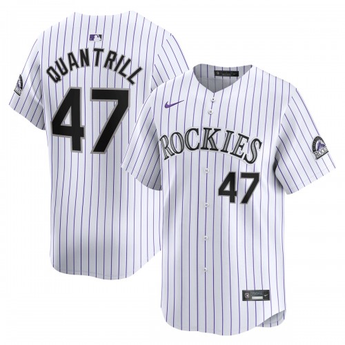 Cal Quantrill Colorado Rockies Nike Home Limited Player Jersey - White