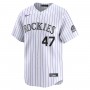 Cal Quantrill Colorado Rockies Nike Home Limited Player Jersey - White