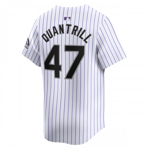 Cal Quantrill Colorado Rockies Nike Home Limited Player Jersey - White