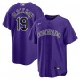 Charlie Blackmon Colorado Rockies Nike Alternate Replica Player Name Jersey - Purple