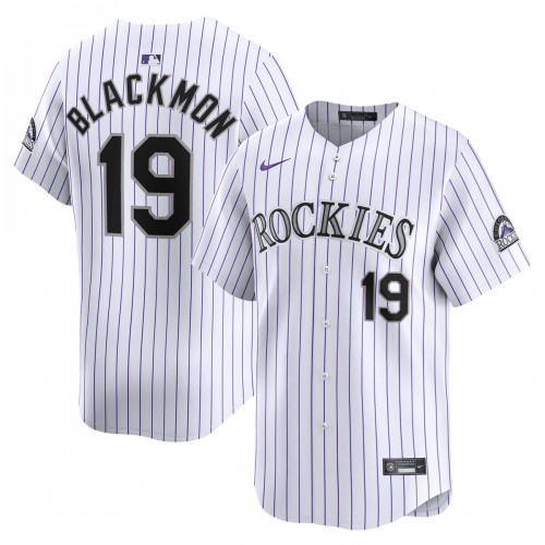 Charlie Blackmon Colorado Rockies Nike Home Limited Player Jersey - White