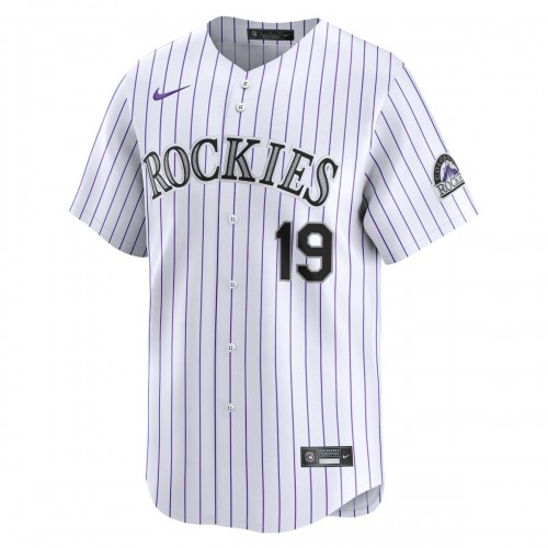 Charlie Blackmon Colorado Rockies Nike Home Limited Player Jersey - White