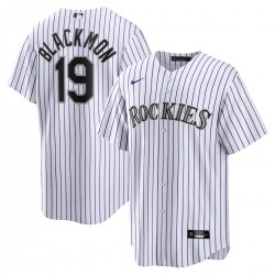 Charlie Blackmon Colorado Rockies Nike Home Replica Player Name Jersey - White Charlie Blackmon Colorado Rockies Nike Home Replica Player Name Jersey - White