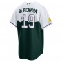 Charlie Blackmon Colorado Rockies Nike City Connect Replica Player Jersey - White/Forest Green