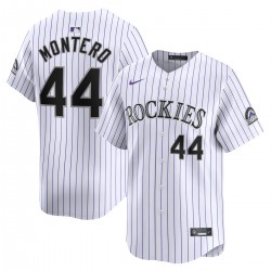 Elehuris Montero Colorado Rockies Nike Home Limited Player Jersey - White Elehuris Montero Colorado Rockies Nike Home Limited Player Jersey - White