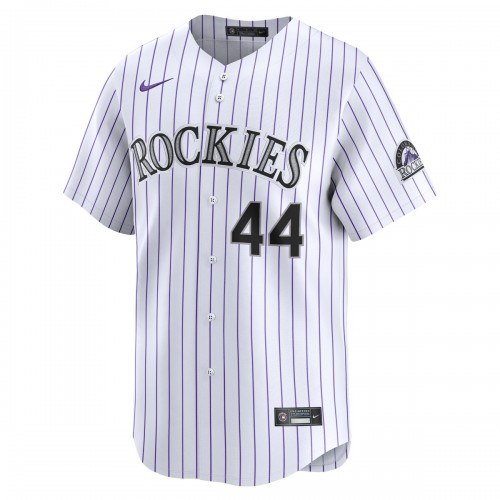 Elehuris Montero Colorado Rockies Nike Home Limited Player Jersey - White