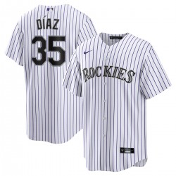 Elias Díaz Colorado Rockies Nike Home Replica Player Jersey - White Elias Díaz Colorado Rockies Nike Home Replica Player Jersey - White