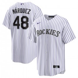 Germán Márquez Colorado Rockies Nike Home Replica Player Jersey - White Germán Márquez Colorado Rockies Nike Home Replica Player Jersey - White
