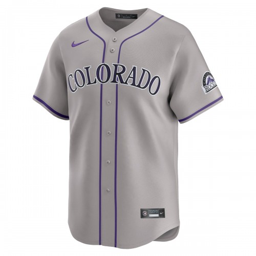 Colorado Rockies Nike Road Limited Jersey – Gray