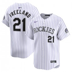 Kyle Freeland Colorado Rockies Nike Home Limited Player Jersey - White Kyle Freeland Colorado Rockies Nike Home Limited Player Jersey - White