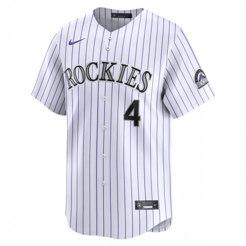 Michael Toglia Colorado Rockies Nike Home Limited Player Jersey - White