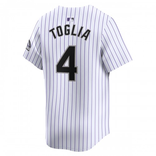 Michael Toglia Colorado Rockies Nike Home Limited Player Jersey - White