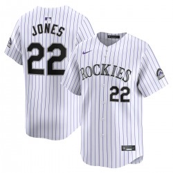 Nolan Jones Colorado Rockies Nike Home Limited Player Jersey - White Nolan Jones Colorado Rockies Nike Home Limited Player Jersey - White