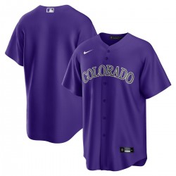 Colorado Rockies Nike Alternate Replica Team Jersey - Purple Colorado Rockies Nike Alternate Replica Team Jersey - Purple