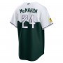 Ryan McMahon Colorado Rockies Nike City Connect Replica Player Jersey - White/Forest Green