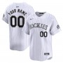 Colorado Rockies Nike Home Limited Custom Jersey - White